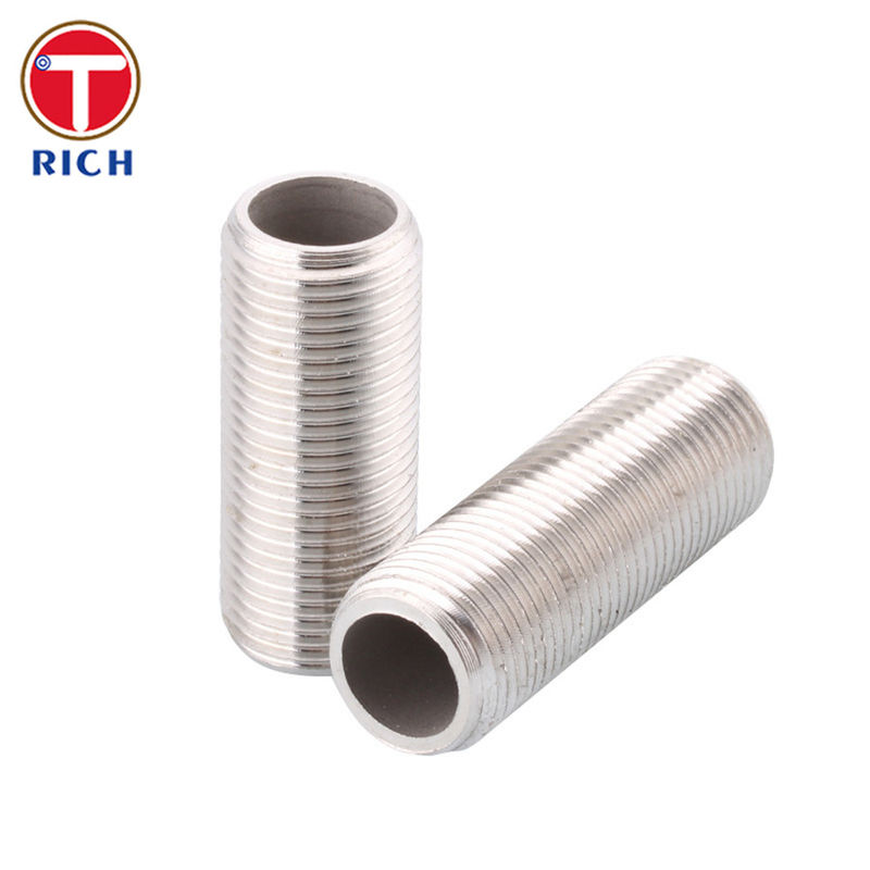 304 Stainless Steel Through Outer Wire Hollow Fully Threaded Pipe Through Plate Joint