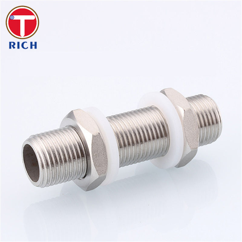 304 Stainless Steel Through Outer Wire Hollow Fully Threaded Pipe Through Plate Joint